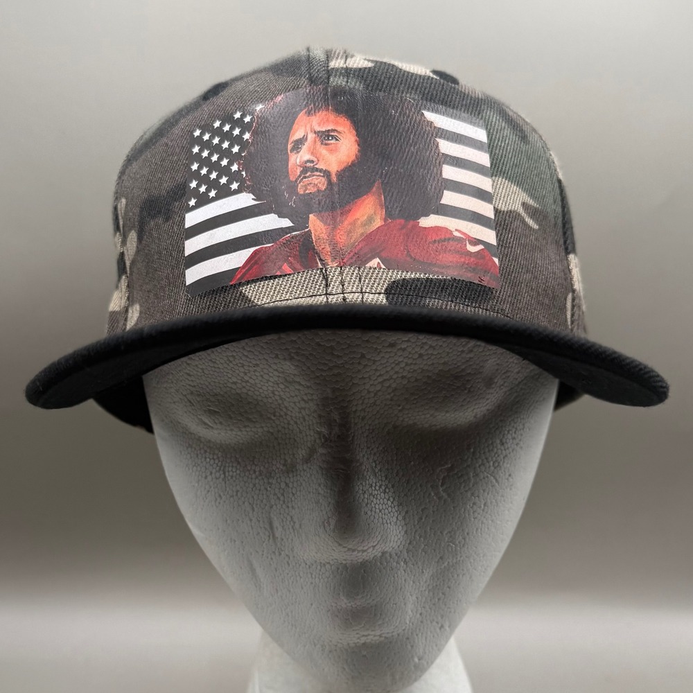 Colin Kaepernick Graphic Snapback Camo NFL 49ers Three In Hat Mens OSFM‎ Custom